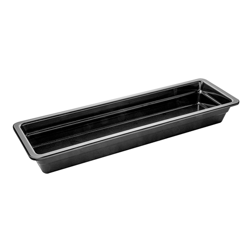 GN bak melamine zwart 2/4-65