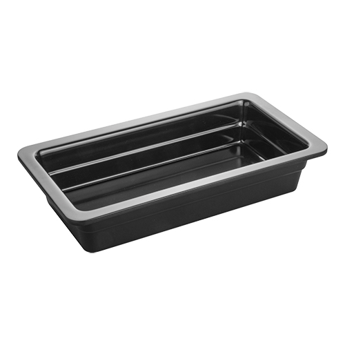 GN bak melamine zwart 1/3-65