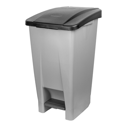 Pedaalafvalbak,verrijdbaar 60L