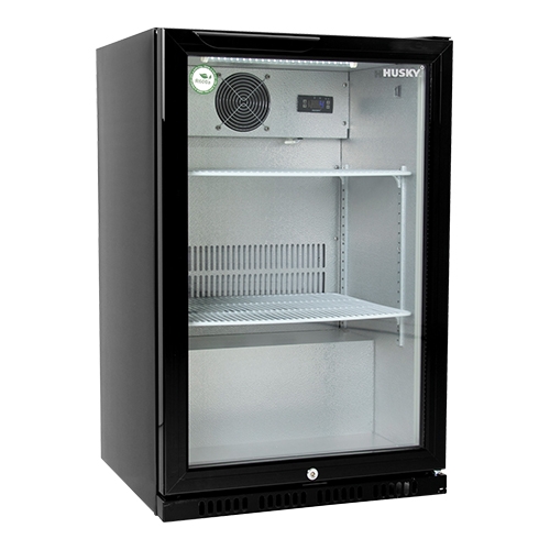 display koeler 1-deurs ZWART