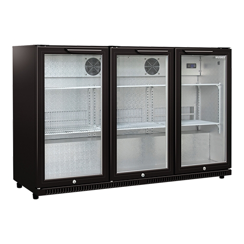 display koeler 3-deurs ZWART