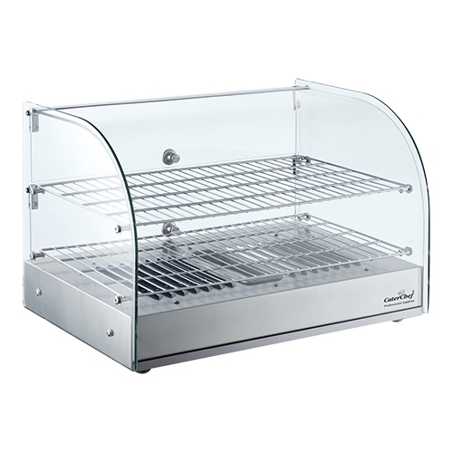 warmhoudvitrine rvs 55cm