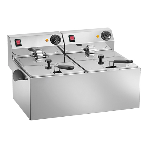 Friteuse titanium 8+8 ltr