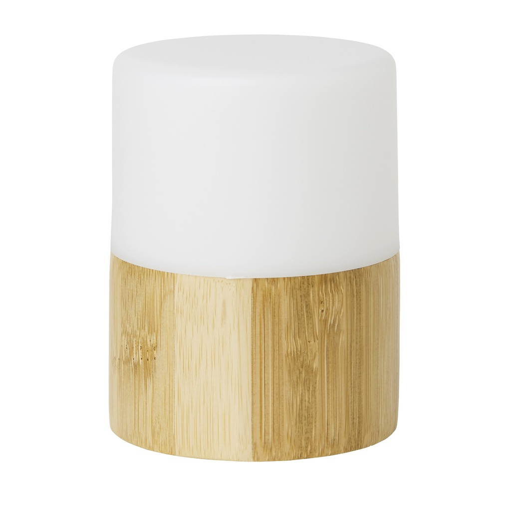 LED Lamp Bright, Bamboo, 4 stuks