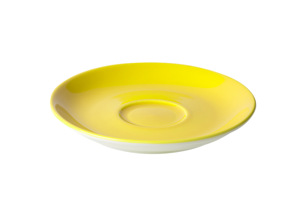 Maastricht Porselein - Koffieschotel Bart Colour Cafe 920 geel (13,5 cm, 6 stuks)