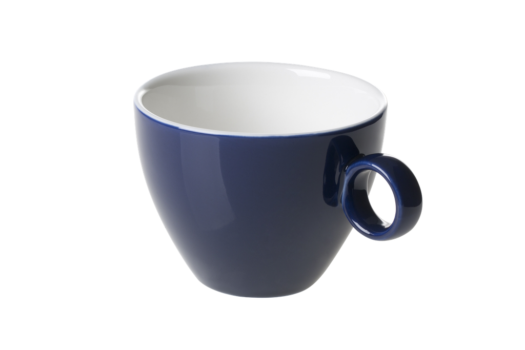 Maastricht Porselein - Cappuccinokop Bart Colour Cafe 941 donkerblauw (23 cl, 6 stuks)