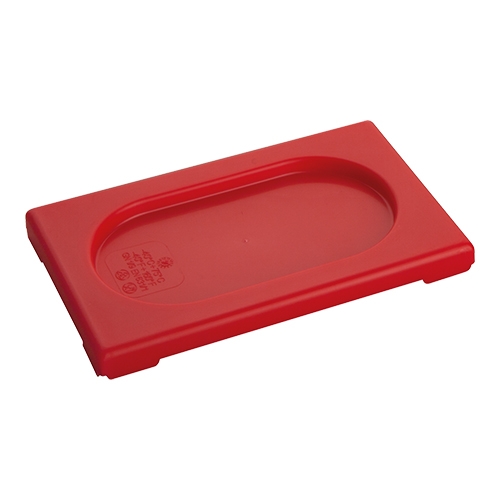 GN deksel PP 1/9GN rood
