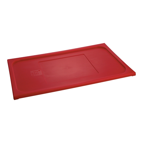 GN deksel PP 1/1GN rood