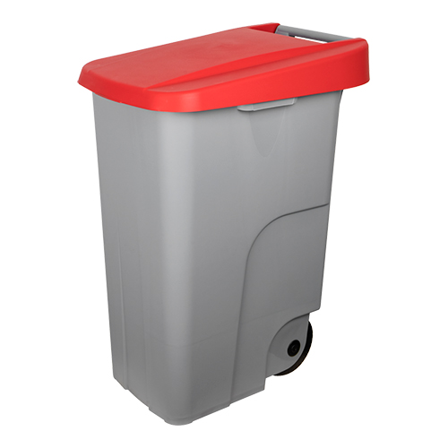 afvalcontainer 085L rood