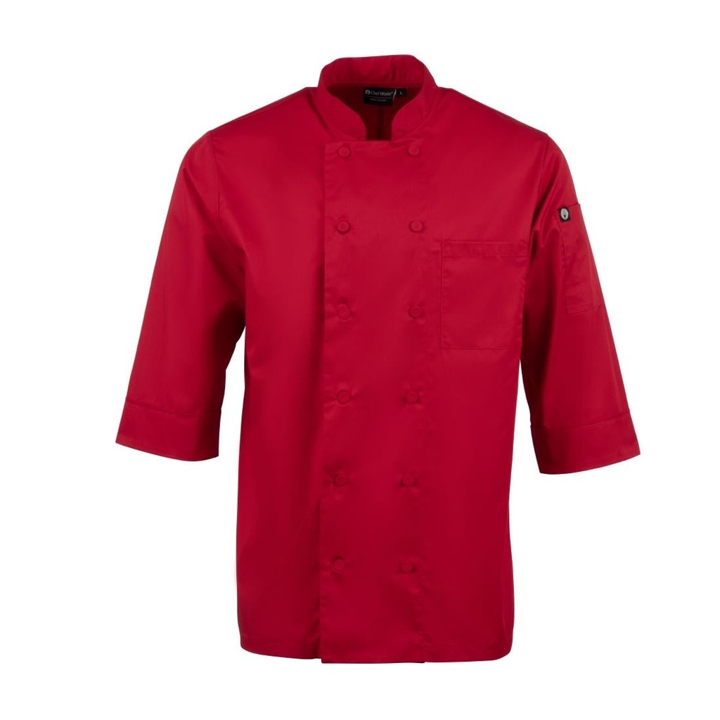 Chef Works - Unisex koksbuis rood S
