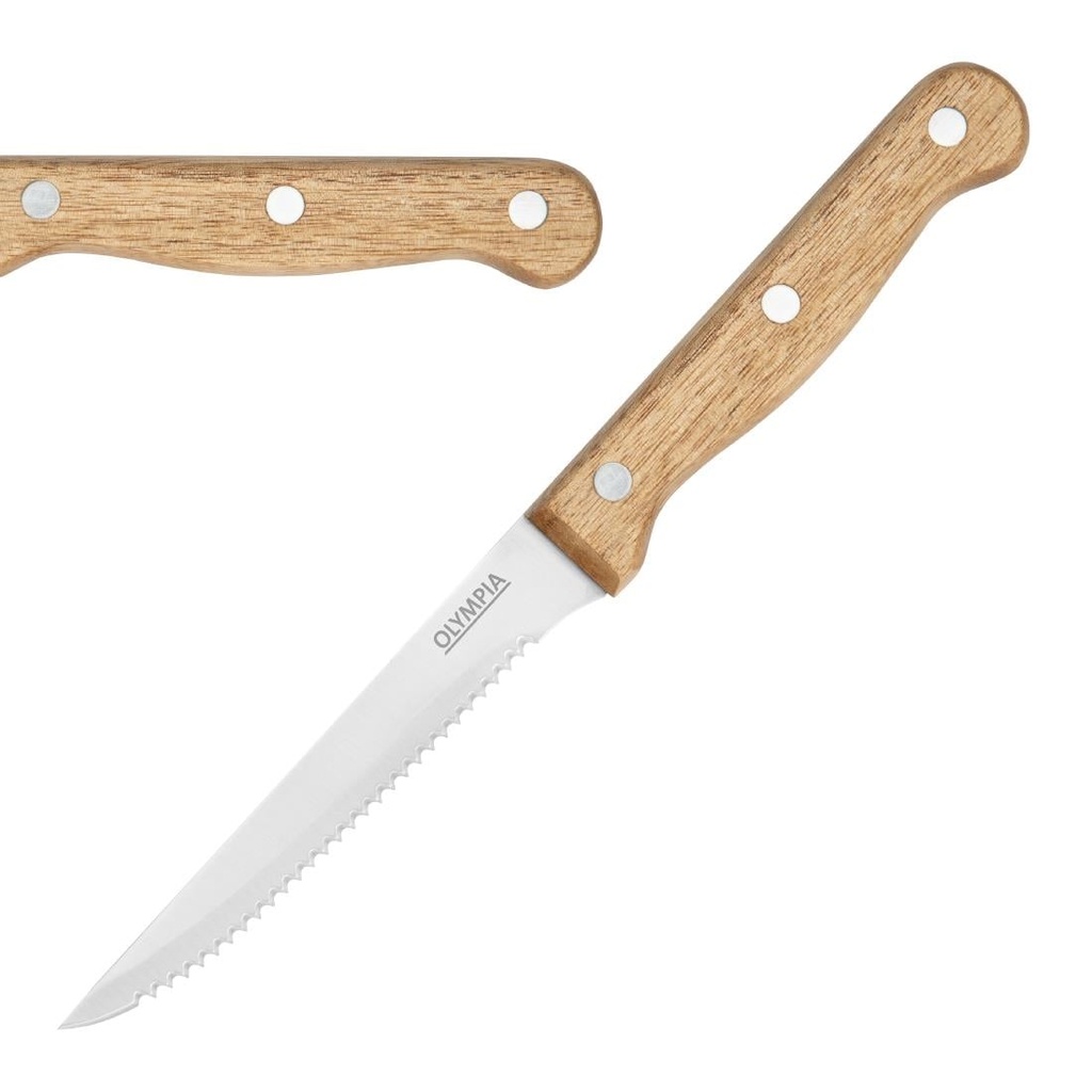 Olympia - Steakmes hout heft