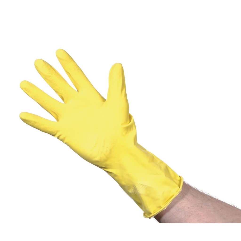Jantex - Huishoudhandschoenen geel L