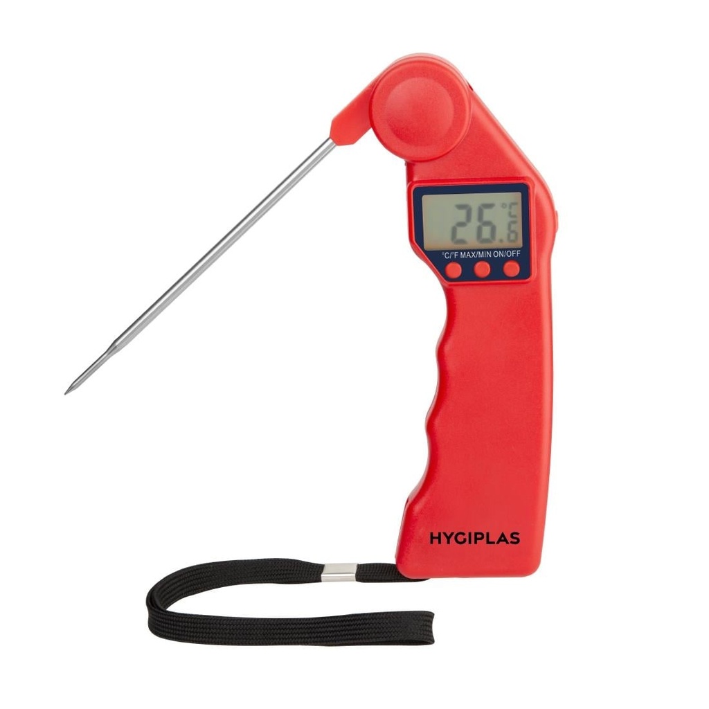 Hygiplas - Easytemp kleurcode thermometer rood