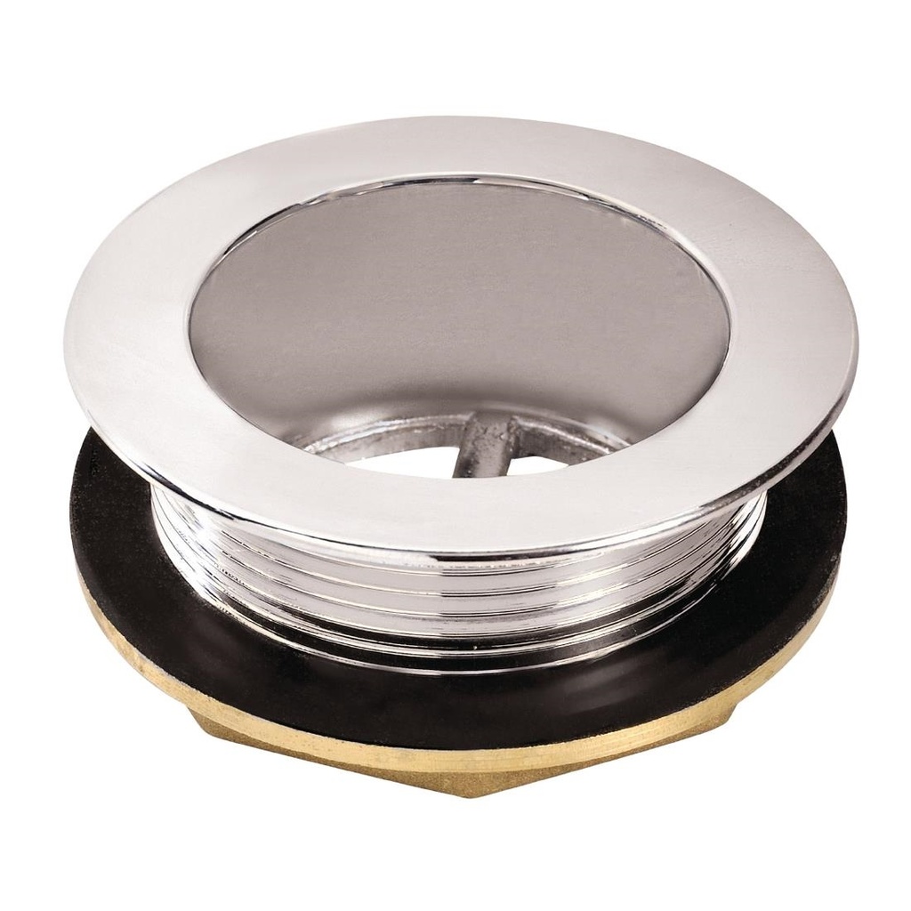 RVS afvoerplug 3,8 cm