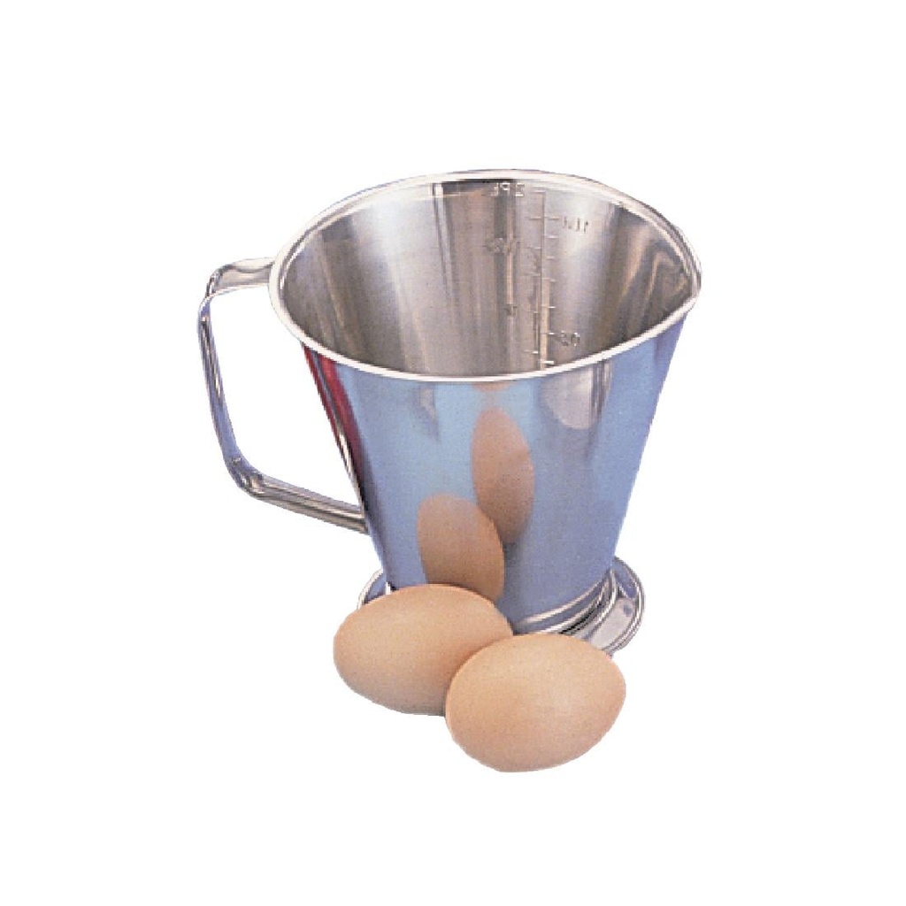 Maatbeker RVS 1 l