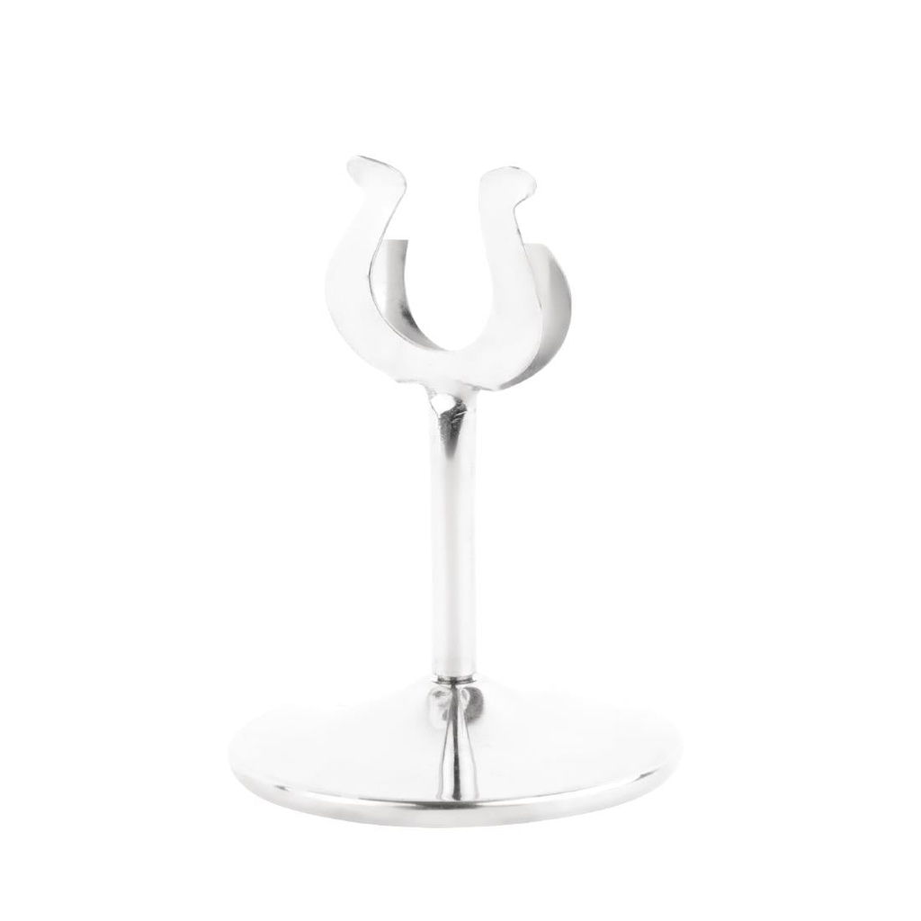 Olympia - RVS tafelnummerhouder 10 cm