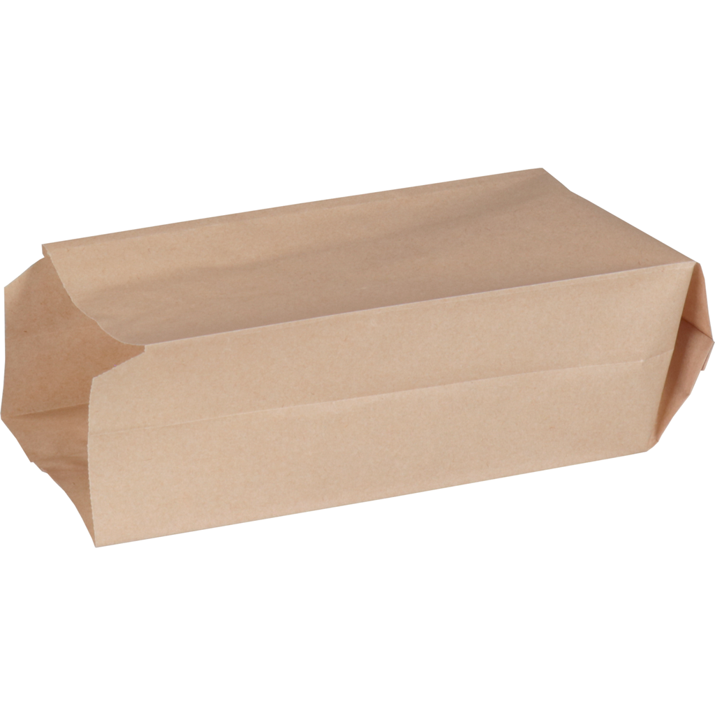 Zak, Snackzak, Ersatzpapier, 96x238x 65mm, bruin, 10 kg