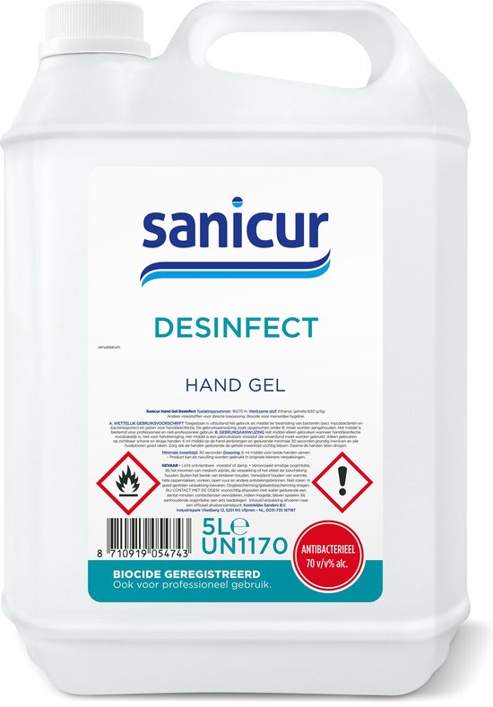 Sanicur - Handgel (5 l)