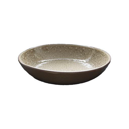 Bowl Stoneage diep 22 cm Moon Hazel Brown