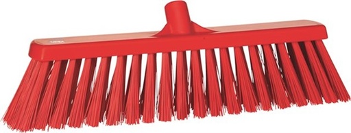 Vikan - Hygiene bezem extra harde vezels rood (530 mm, 1 stuk)