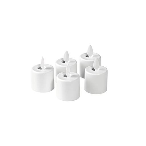 [DTH34555] Warm white Moving Flame spare lamps set 5 stuks