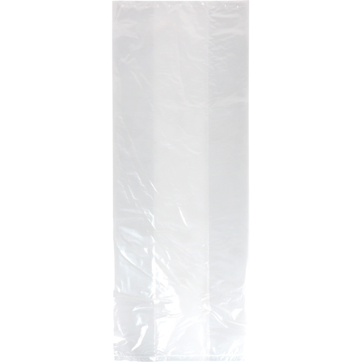 [DTH34666] Zak, Zijvouwzak, LDPE, 16/ 5x50cm, 18my, transparant, 1000 stuks