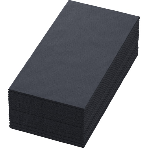 [DTH34673] Duni - Servet Bio Dunisoft zwart (40 x 40 cm, 360 stuks)