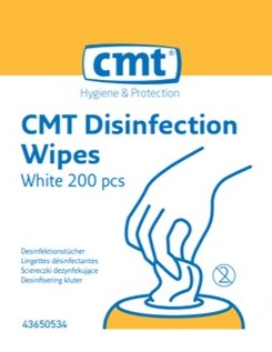 [DTH34809] CMT - Desinfectiedoekjes wit (200 stuks)