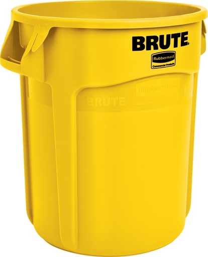 [DTH35915] Ronde Brute container 75,7 ltr, Rubbermaid geel