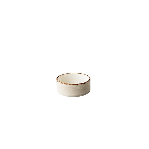 Jersey bowl raised edge stackable grey 12,8 cm (6 stuks)