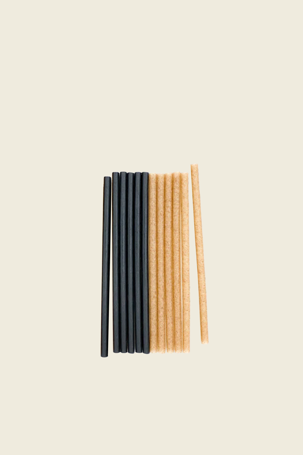 Eco-Dispo - Drinkrietje agave beige (Ø8 mm, 14,6 cm, 150 stuks)