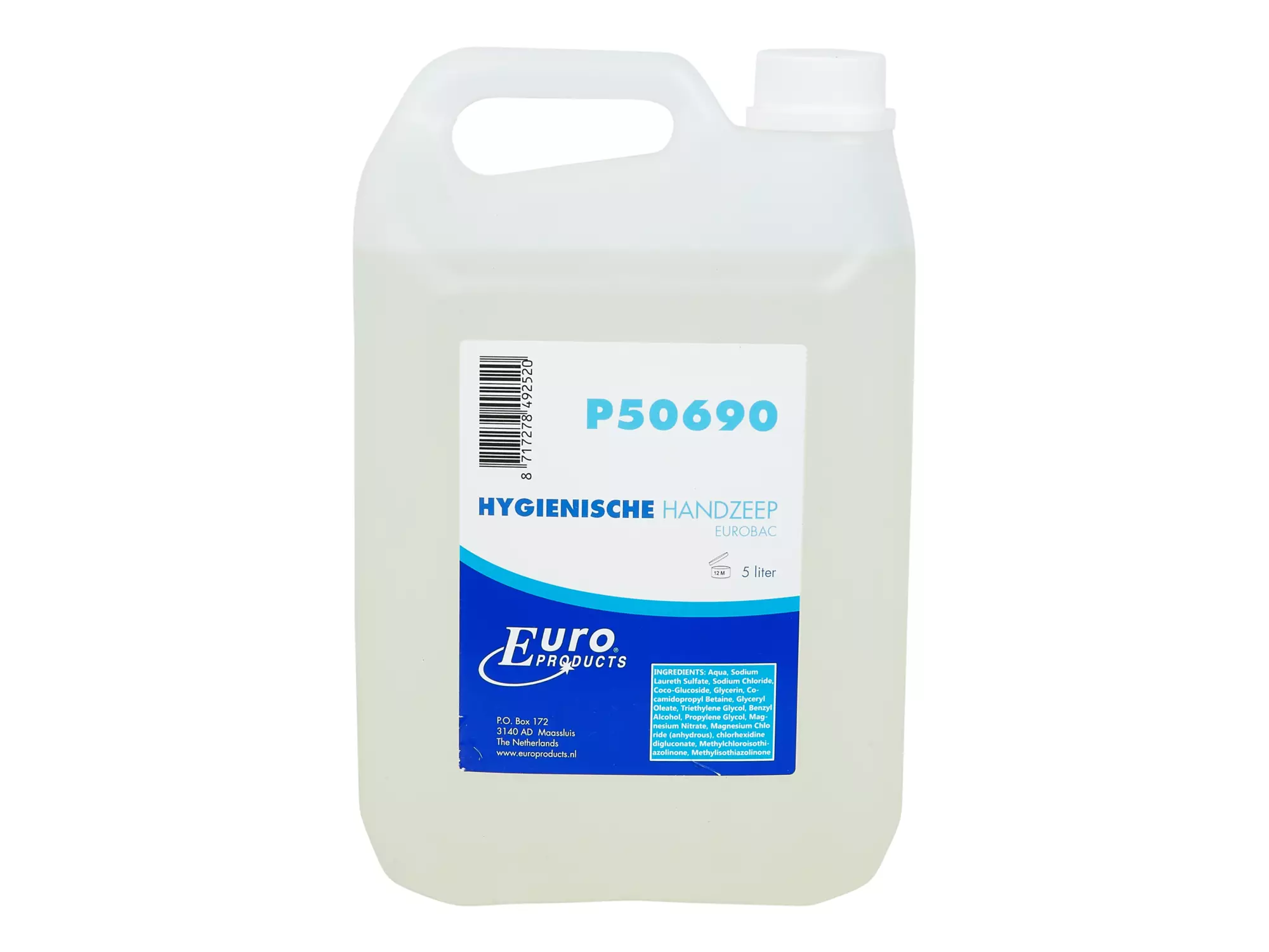 [DTH39068] Euro hygienische handzeep Eurobac 5 ltr p/can