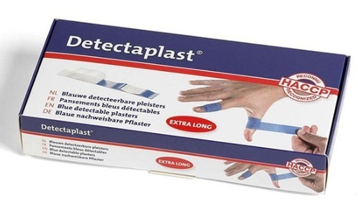 [DTH39123] Detectaplast - Detecteerbare vingerpleister waterbestendig blauw (12x2 cm, 100 stuks)
