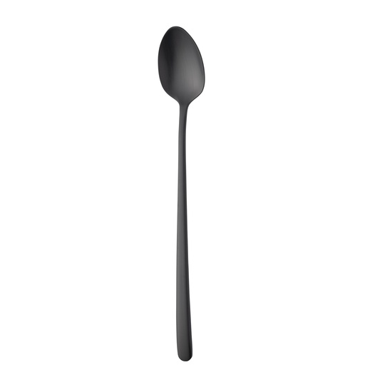 [DTH39155] Sola Ibiza PVD Satin Black Longdrink lepel (12 stuks)