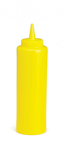[DTH46248] Knijpfles 34 cl geel (1 stuk)