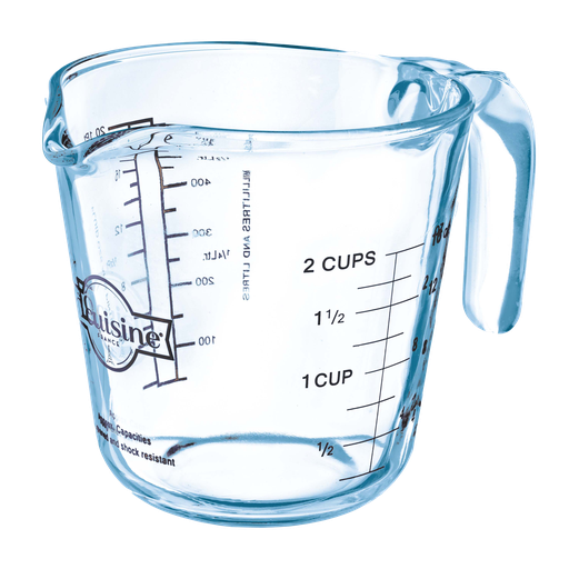 [DTH46635] Maatbeker O.Cuisine m/greep 50 cl (6 stuks)