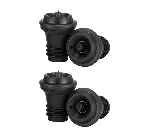 [DTH46962] Wijn/champagnestopper Tools Zwart (2 stuks)