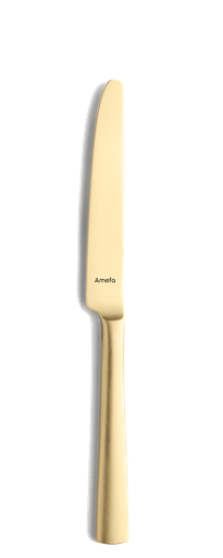 Amefa - Tafelmes 1924 Ventura 13/0 18/10 goud (22,8 cm, 12 stuks)