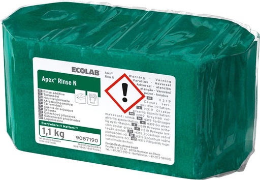 [DTH48073] ECOLAB Vaatwasmiddel Apex Rinse N, 2x1.1 KG