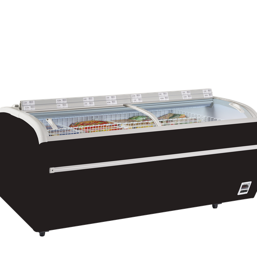 [DTH50579] Zwarte supermarktkoeler/-vriezer TWIN 220B-CF