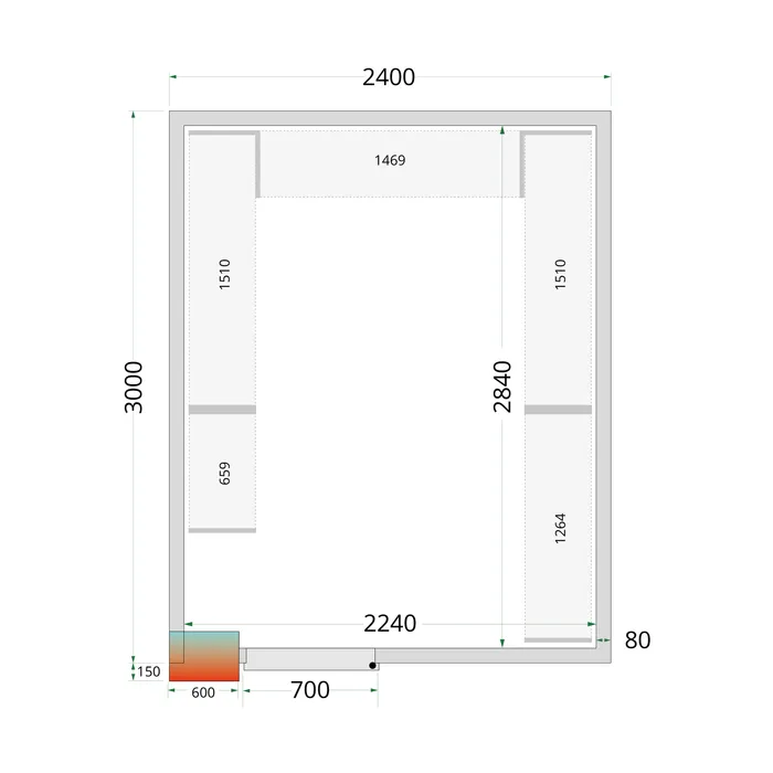 Tefcold - CRPF2430 Shelf Rack System Kit