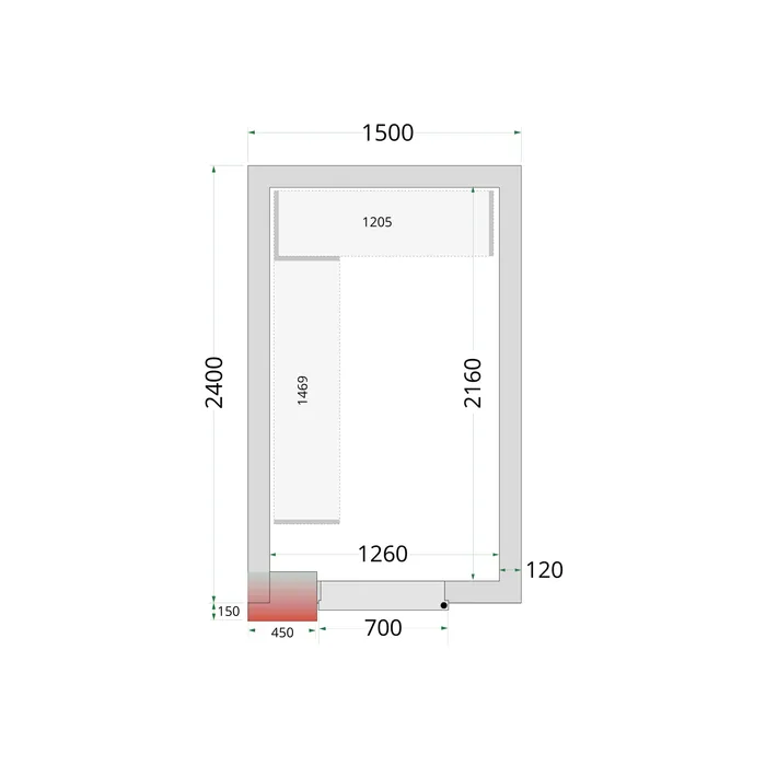 [DTH50962] Tefcold - CRNF1524 Shelf Rack System Kit