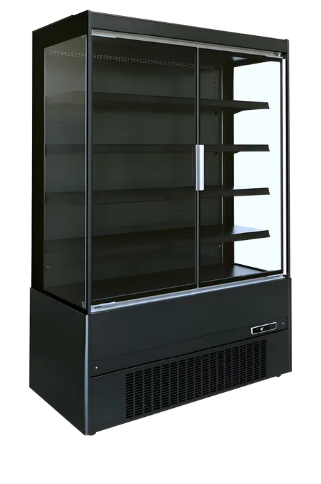 [DTH50974] Tefcold - Wandkoeler zwart met glasdeuren MCB150H