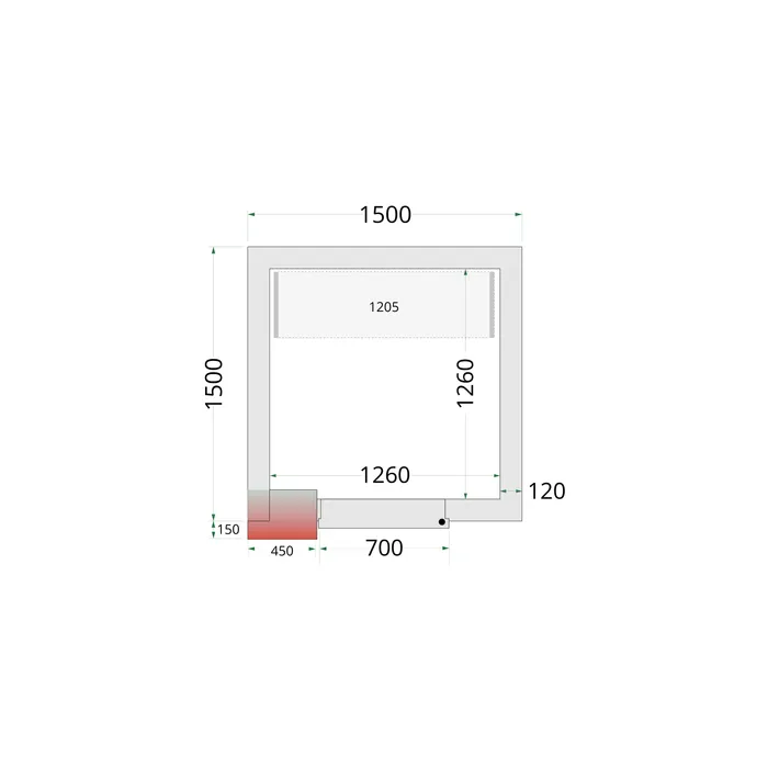 [DTH50992] Tefcold - CRNF1515 Shelf Rack System Kit