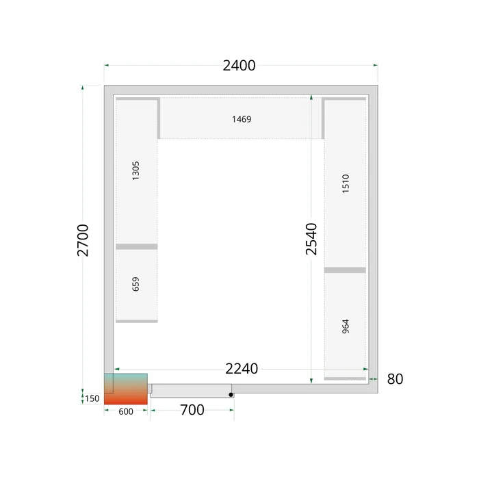 Tefcold - CRPF2427 Shelf Rack System Kit
