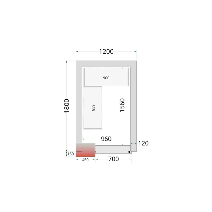 [DTH51040] Tefcold - CRNF1218 Shelf Rack System Kit