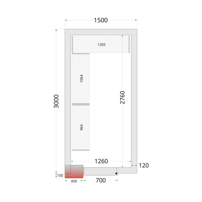 Tefcold - CRNF1530 Shelf Rack System Kit