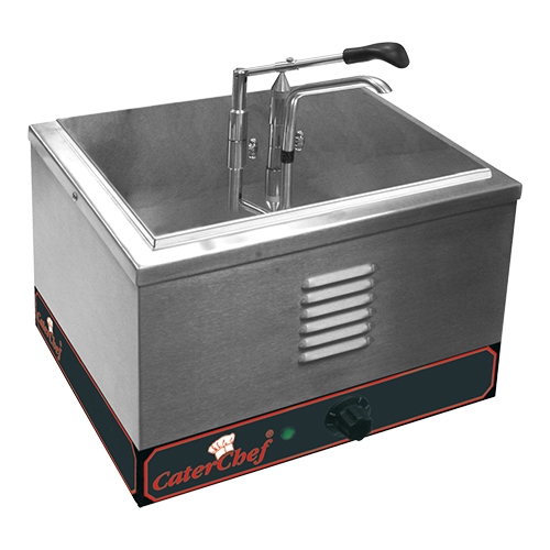 sauzen warmer m/dispenser