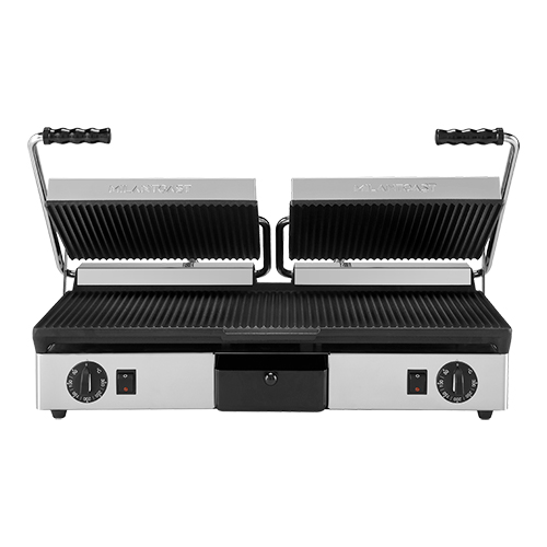 [DTH55630] contactgrill |geribbeld-geribbeld|