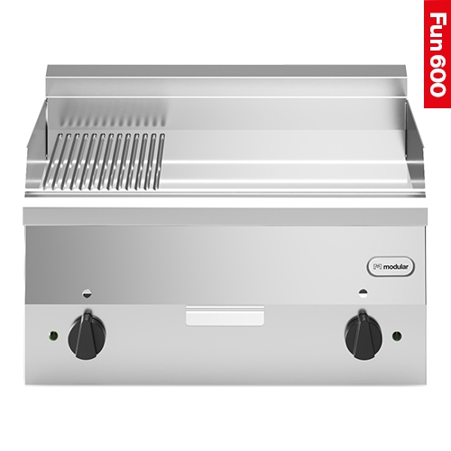[DTH55840] bakplaat |glad-geribbeld|